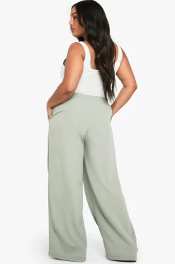 Pantalon Tailleur pour Grandes Tailles à Dos Élastiqué