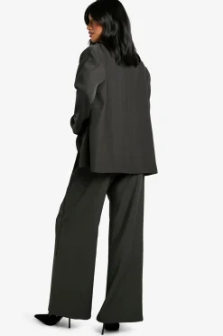 Pantalon Tailleur Taille Élastiquée À Enfiler Petite