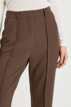 Pantalon Tailleur Évasé Jambe Longue Essentiel