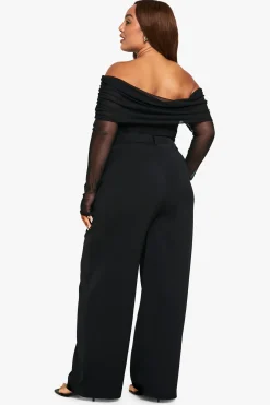 Pantalon Tailored Plus à jambes larges