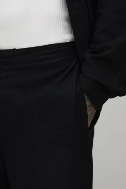 boohooMAN Pantalon Tall En Mélange De Lin Coupe Décontractée Taille Mi-haute Mi-basse<Homme Pantalons Tall|Tout Afficher