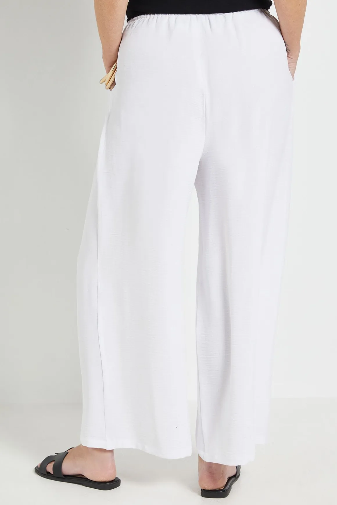 Pantalon Tissé À Cordon De Serrage Petite