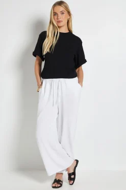 Pantalon Tissé À Cordon De Serrage Petite