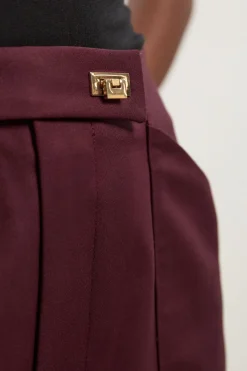 KarenMillen Pantalon Tissé à Jambes Évasées Techno<Femme Pantalons