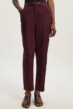 KarenMillen Pantalon Tissé à Jambes Évasées Techno<Femme Pantalons