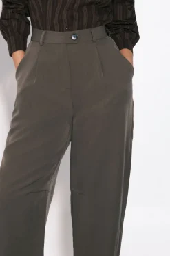 Pantalon tissé à jambe tonneau sur mesure