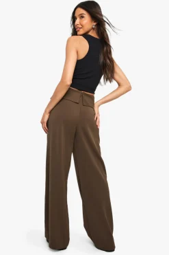 Pantalon tissé à pli sur mesure