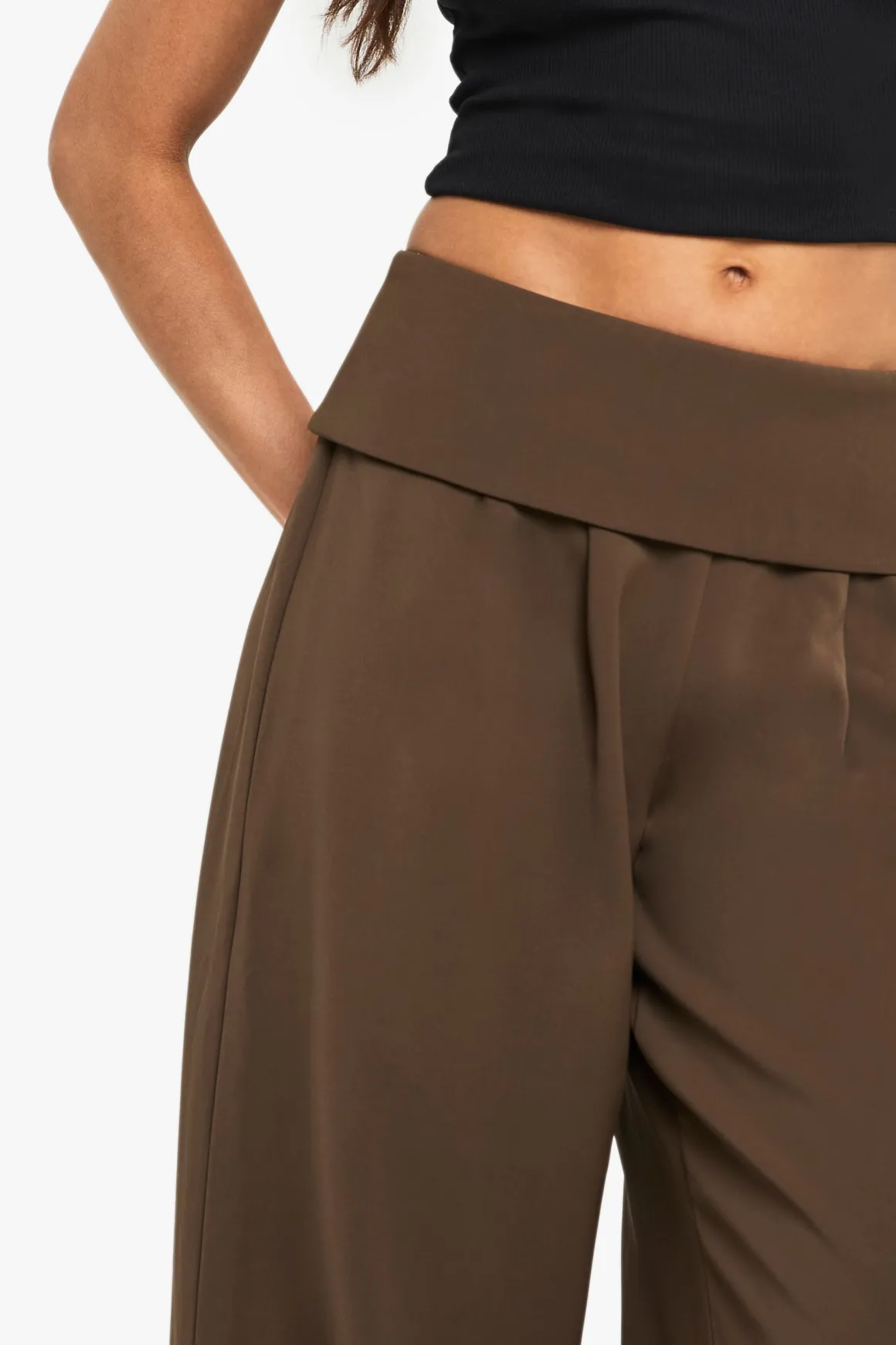 Pantalon tissé à pli sur mesure