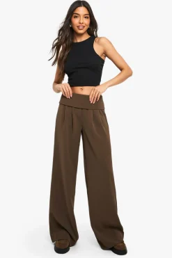 Pantalon tissé à pli sur mesure