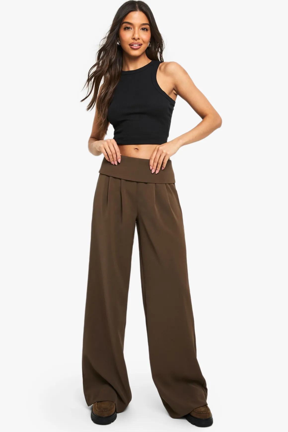 Pantalon tissé à pli sur mesure