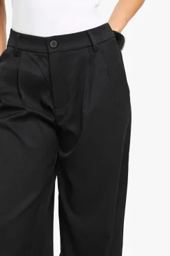 boohoo Pantalon tissé tailleur à jambe droite<Femme Pantalons|Tailleurs