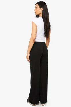 boohoo Pantalon tissé texturé<Femme Pantalons|Tailleurs