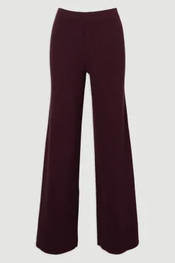 Pantalon Tricoté Côtelé Décontracté