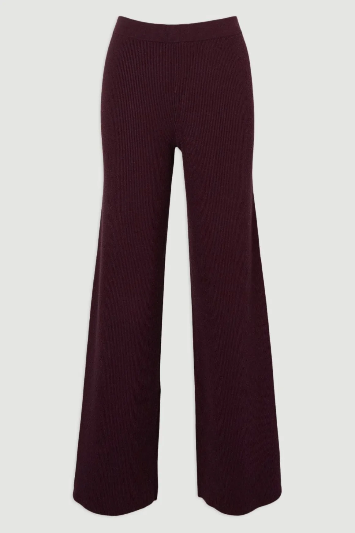 Pantalon Tricoté Côtelé Décontracté
