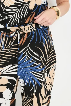 Wallis Pantalon Tropical En Jersey À Cordon De Serrage<Femme Pantalons