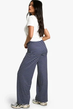 Pantalon ultra-doux à rayures