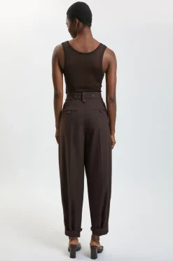 Pantalon Utilitaire Petite À Texture Chevrons