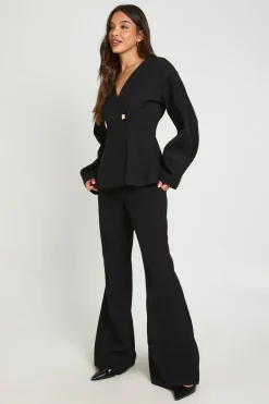 Pantalon Évasé Ajusté