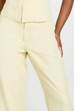 Pantalon Évasé Ajusté Avec Détail Zippé