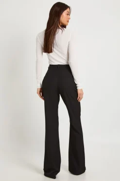 Pantalon Évasé Ajusté Boohoo Basics Tall