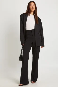 Pantalon Évasé Ajusté Boohoo Basics Tall