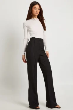Pantalon Évasé Ajusté Boohoo Basics Tall