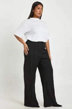 Pantalon Évasé Ajusté Boohoo Basics Grande Taille
