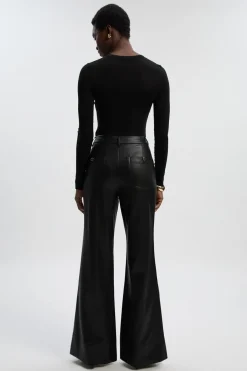 KarenMillen Pantalon Évasé Ajusté en synthétique Petite Taille<Femme Pantalons|Tailleurs