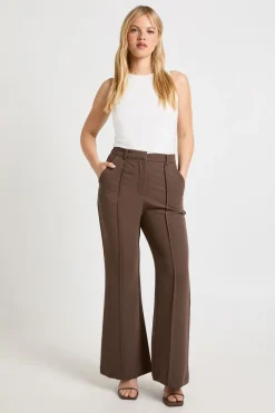 Pantalon Évasé Ajusté Essentiel Petite