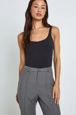 Pantalon Évasé Ajusté Taille Haute Pour Grandes Tailles