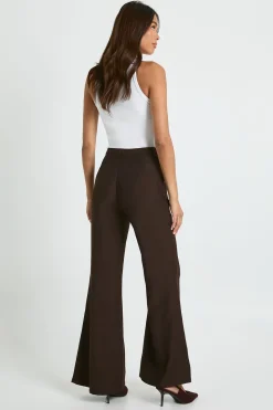 Pantalon Évasé Ajusté Tailleur