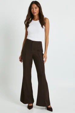 Pantalon Évasé Ajusté Tailleur