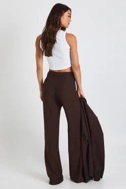 Pantalon Évasé Ajusté Tailleur Pour Grandes Tailles