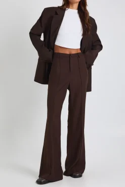 Pantalon Évasé Ajusté Tailleur Pour Grandes Tailles
