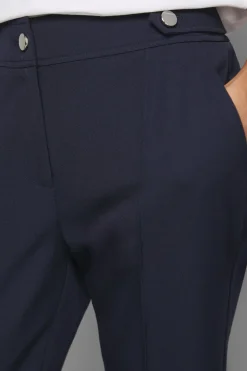 Pantalon Évasé Chic Marine