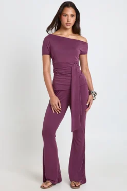 Pantalon Évasé En Modal