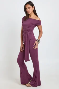 Pantalon Évasé En Modal