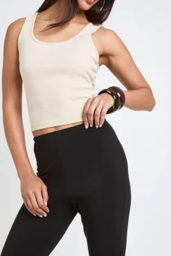 Pantalon Évasé En Modal