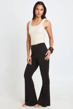 Pantalon Évasé En Modal