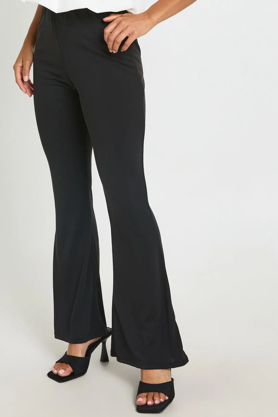 Pantalon Évasé En Modal Petite