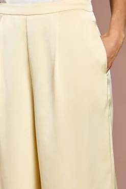 Coast Pantalon Évasé En Satin<Femme Pantalons|Satin Et Dentelle