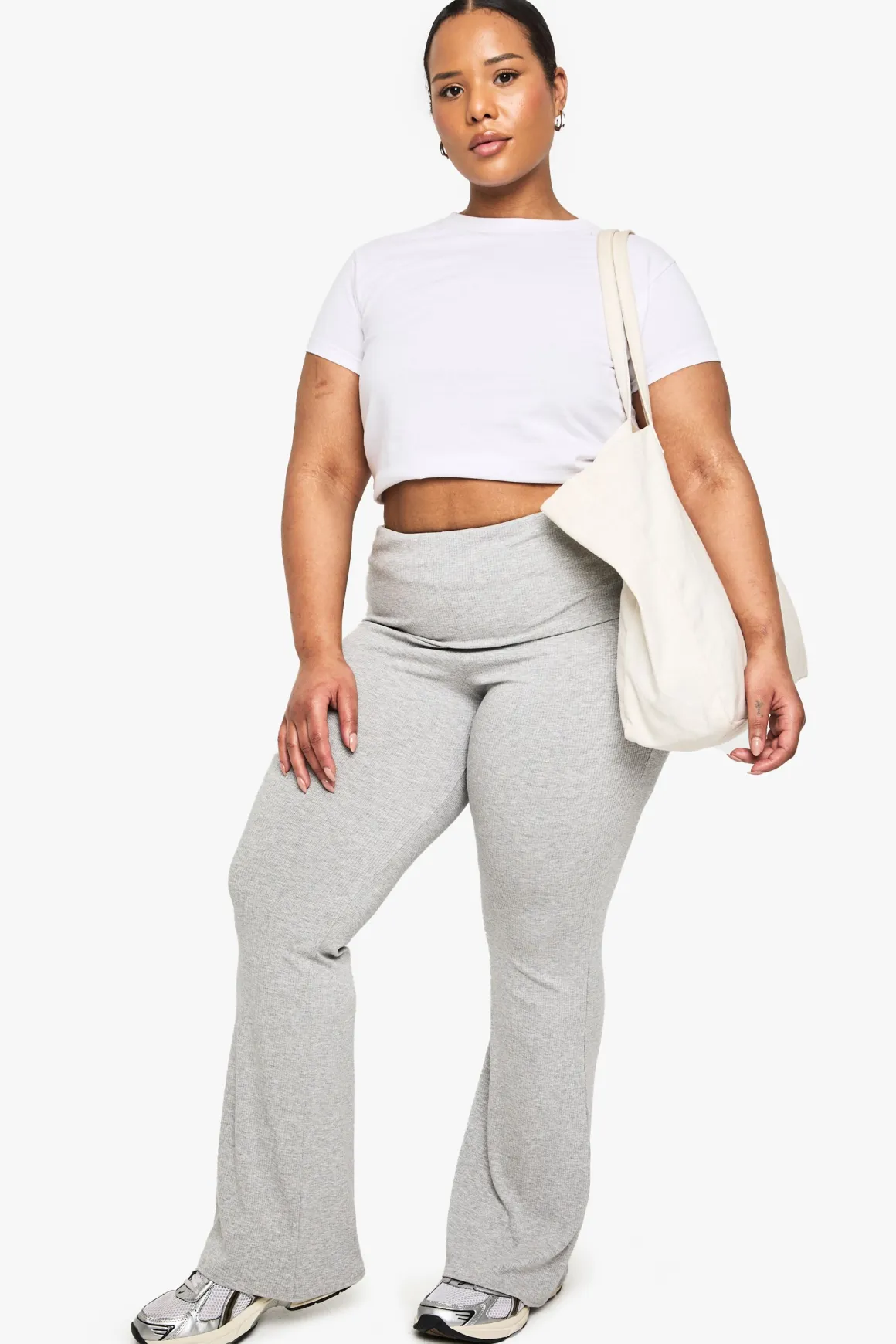 Pantalon évasé à rabats Soft Touch Plus