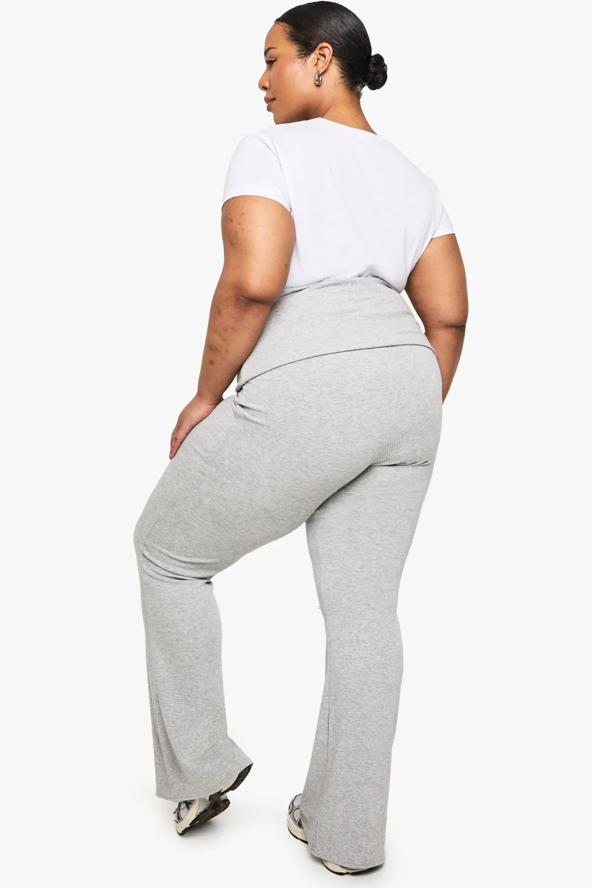 Pantalon évasé à rabats Soft Touch Plus