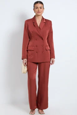 Pantalon Évasé Souple Décontracté