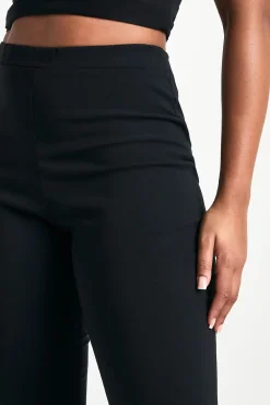 boohoo Pantalon Évasé Taille Haute Stretch<Femme Pantalons