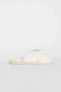 Pantoufles de mariée ornées « Wifey »