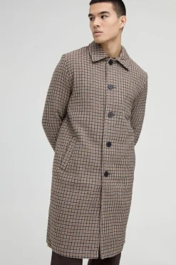 boohooMAN Pardessus à col en<Homme Manteaux Et Vestes