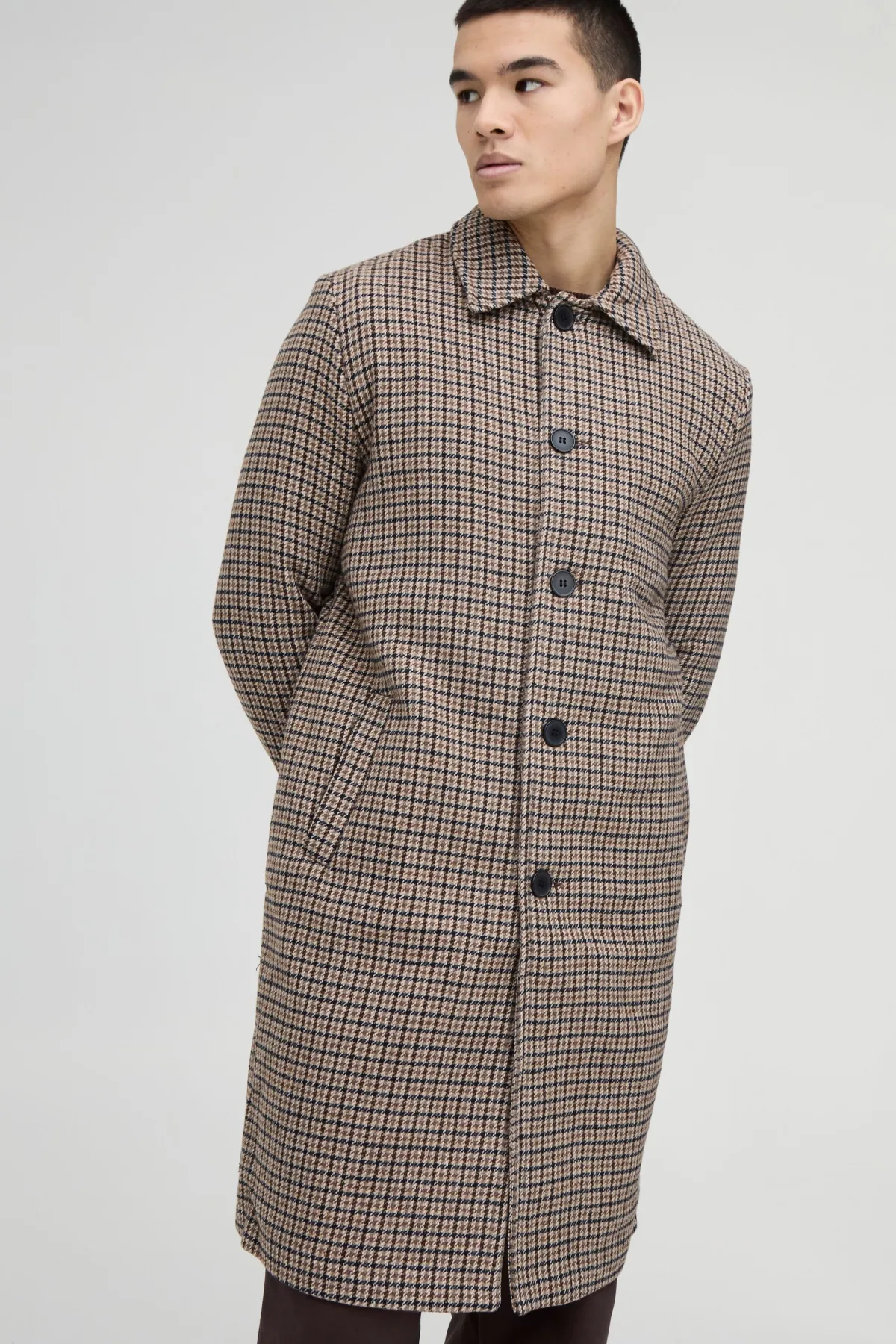 boohooMAN Pardessus à col en<Homme Manteaux Et Vestes