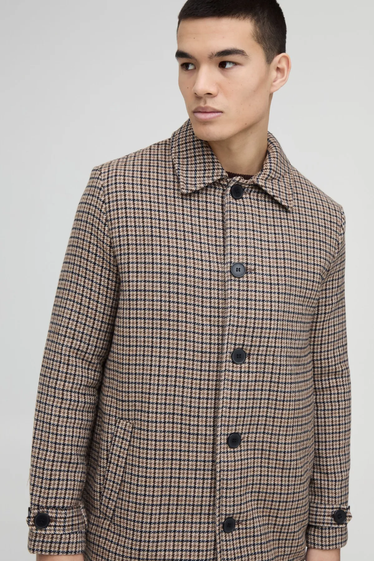 boohooMAN Pardessus à col en<Homme Manteaux Et Vestes