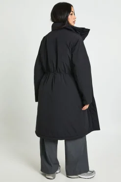 boohoo Parka Longline à taille cintrée<Femme Vestes & Manteaux